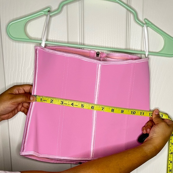BRAND NEW Pink Zip-Up Corset Waist Trainer - Picture 4 of 7